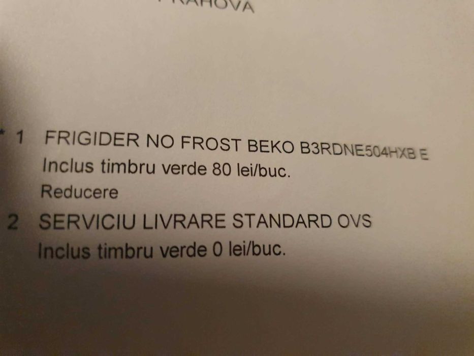 Frigider BEKO NO FROST cu doua usi nou model B3RDNE504HXB E