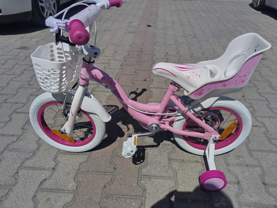 X Детски велосипед 14" FLOWER pinky