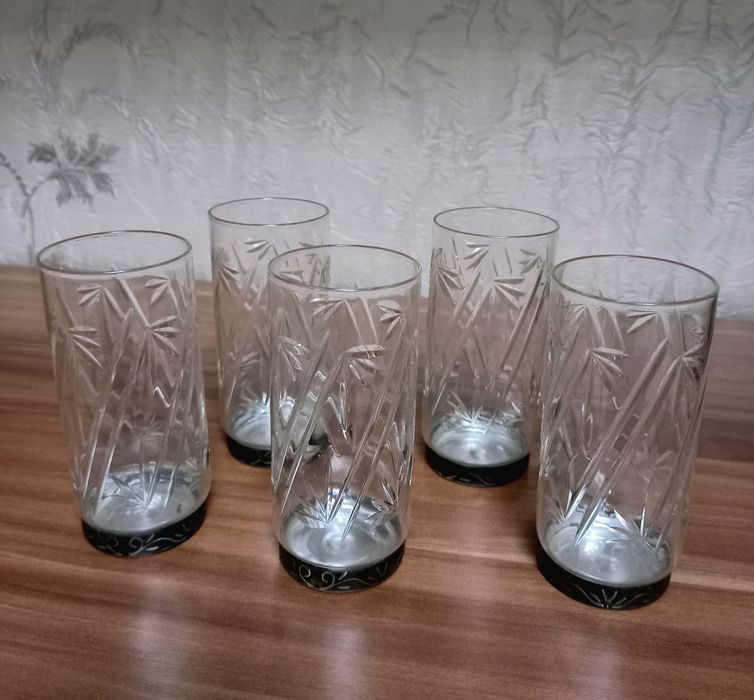 Рюмки хрусталь мельхиор