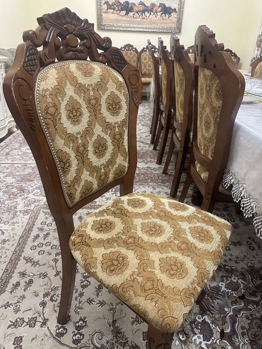 Стол 4 метр Стулья 18шт