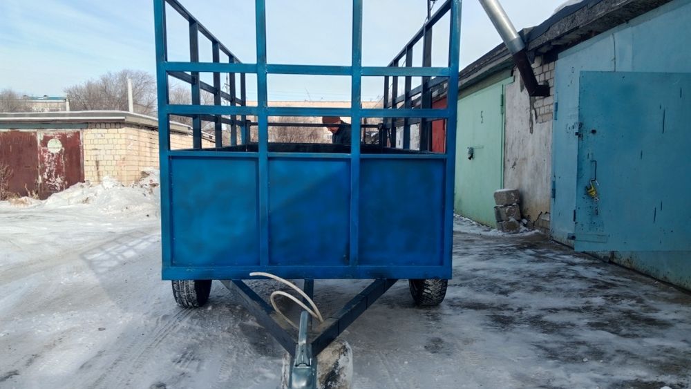 Жаңадан жасалған прицеп сатылады