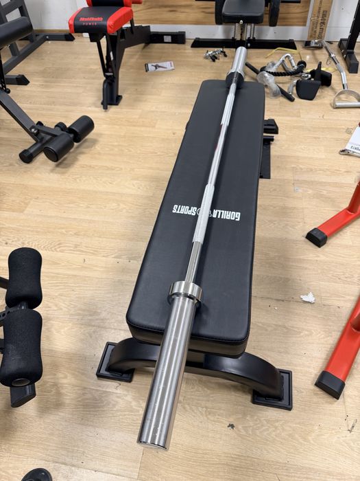 Bara Olimpica noua, 50 mm, 9 kg. 150 cm pret 350 lei, am si Discuri