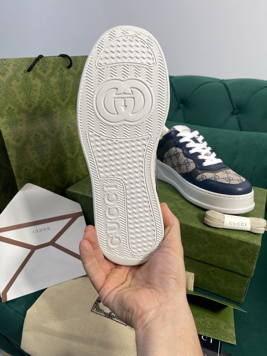 Adidasi Gucci GG piele naturala 100% Full Box colectie noua