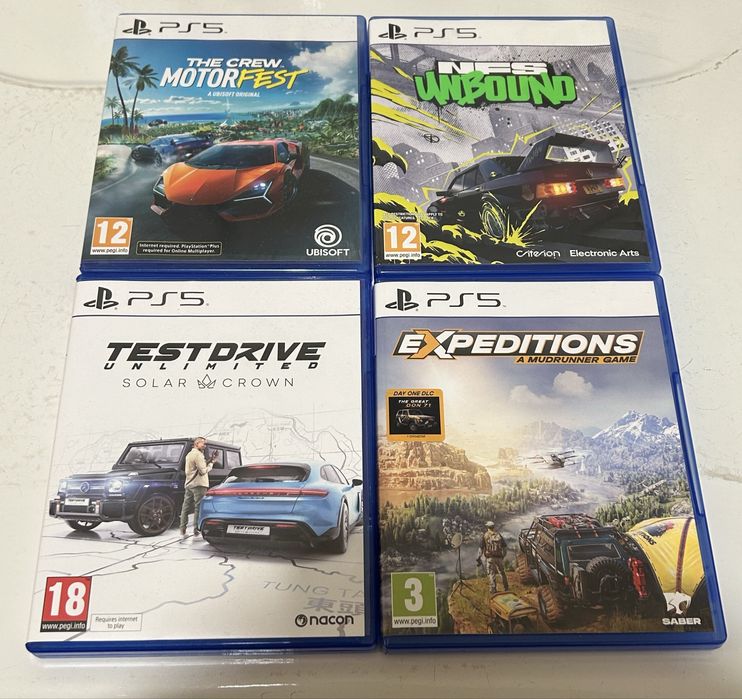 Pachet 4 Jocuri PS5 – Curse & Off-Road (Stare Impecabilă)