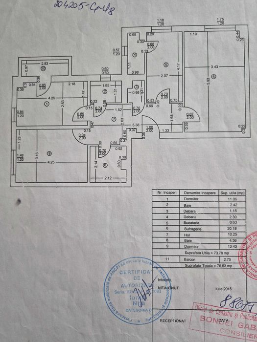 Apartament 3 camere, Ultracentral