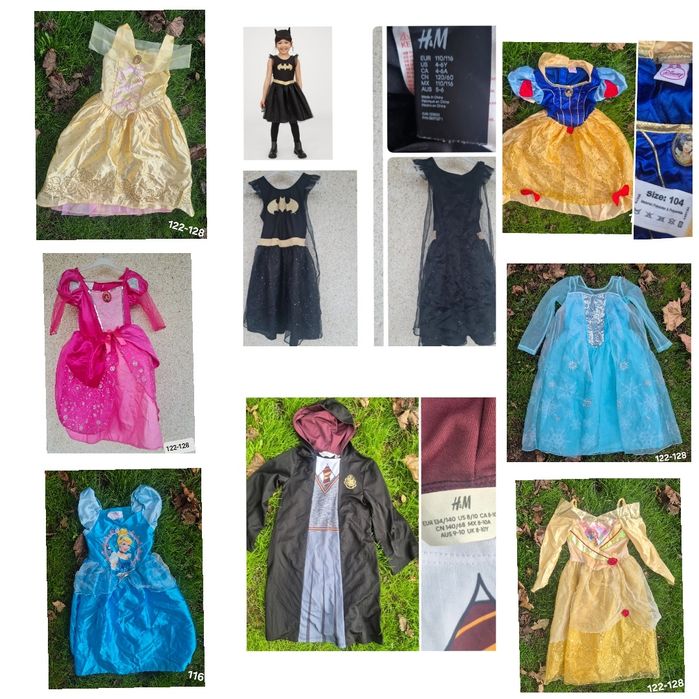 Рокли на Дисни принцеси с размери 104-140 размер