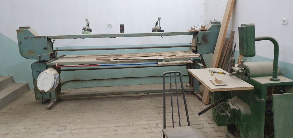 Деревообрабатывающий станки рейсмус 60 см. Красный металлист