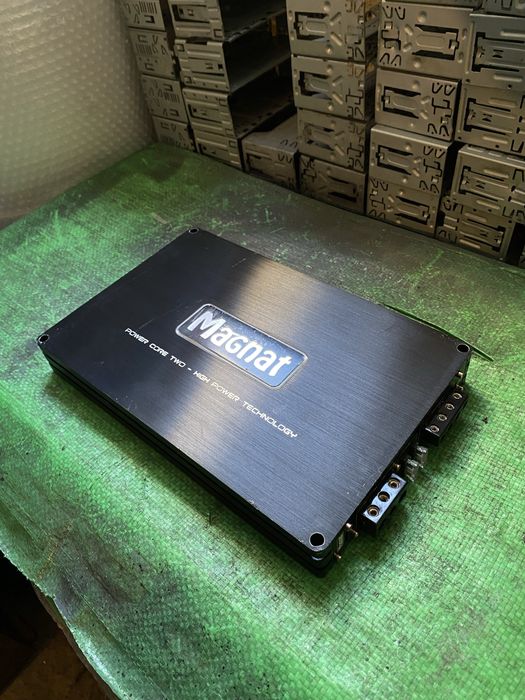MAGNAT - Супер компактен и Мощен- 2 канален БАС усилвател за кола авто
