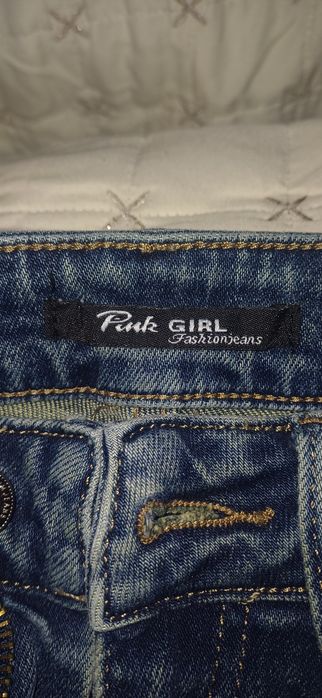 Широки дънки "Pink girl"