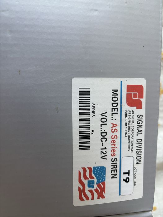 T9 Amerkanskiy Sirena arginal yangi 110$