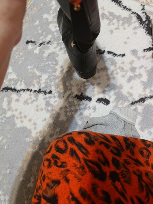 Сапоги зимние длинные