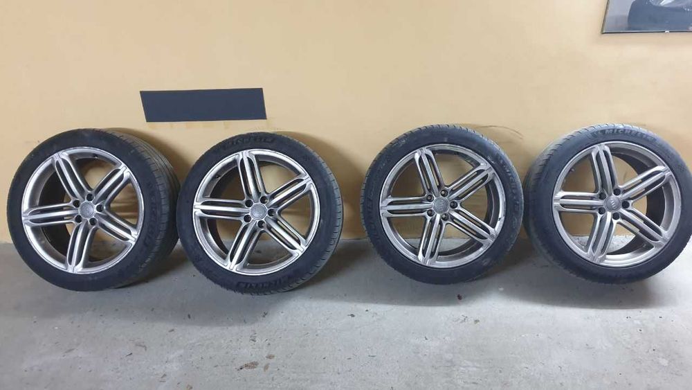 Оригинални Джанти Audi 20" 9J + 7 броя летни Michelin Pilot Sport гуми