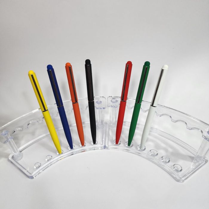 Металлические пластиковые ручки с логотипом