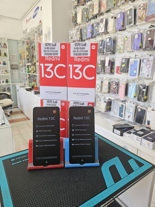REDMI 13C, 8/256 GB, Sigilat, Garanție