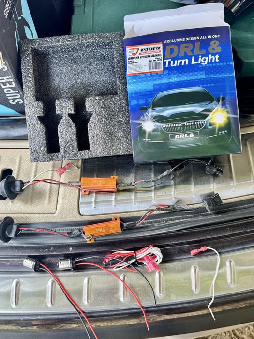 Диодни LED Крушки от Швеция / 7443 3157 1157 T20 W21 5W DRL
