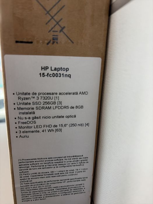 HP 15-FC0031NQ *Tic Tac Amanet*