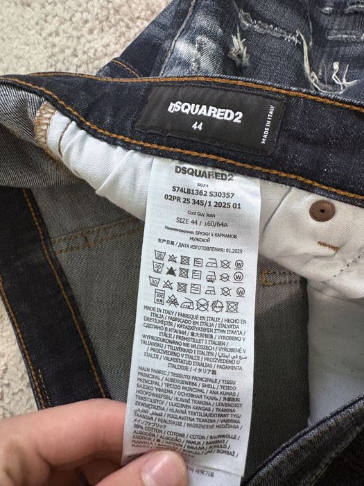 Blugi dsquared albastru inchis