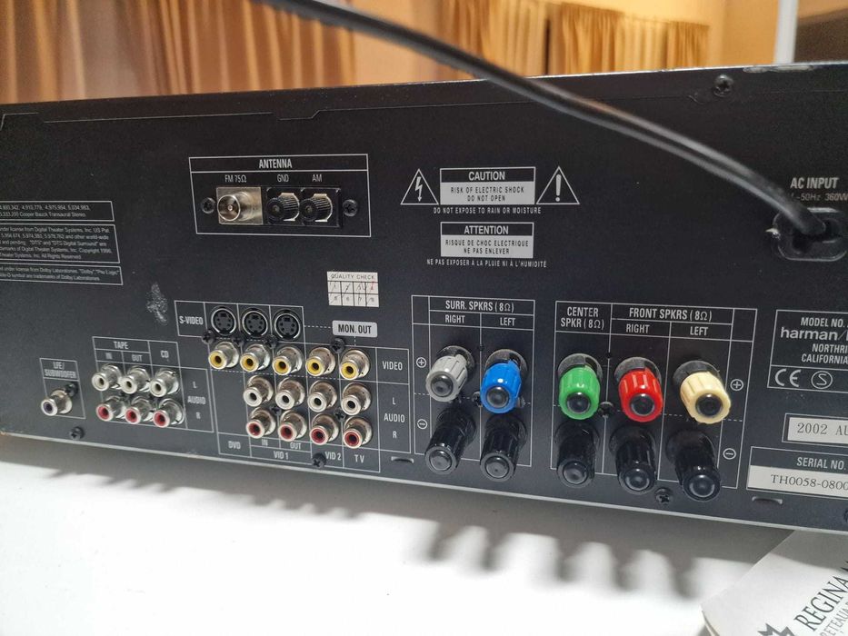 Amplificator Receiver Amplituner 5.1 HARMAN KARDON AVR1500 ca nou.