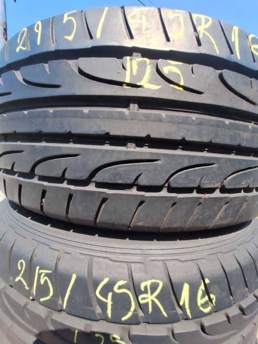 2 anvelope vara 215/45r16 Dunlop Montaj Gratuit