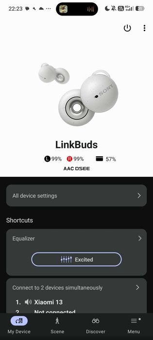 Sony linkbuds WF L900 bluetooth слушалки
