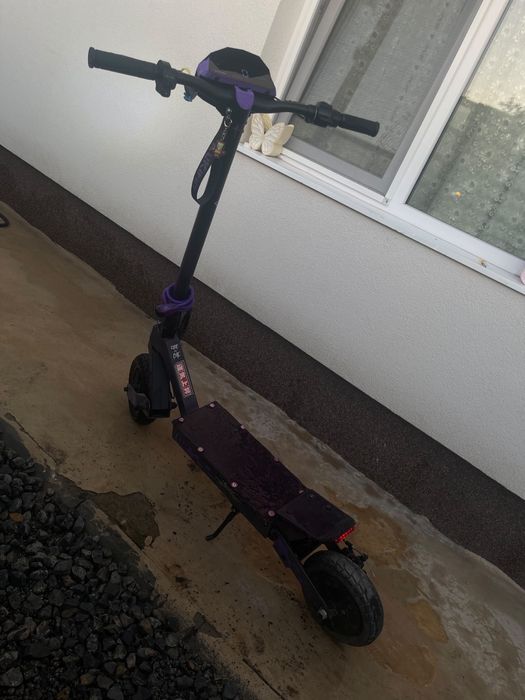 KuKirin G2 – Electrică, Full Purple/Negru, Aspect Custom