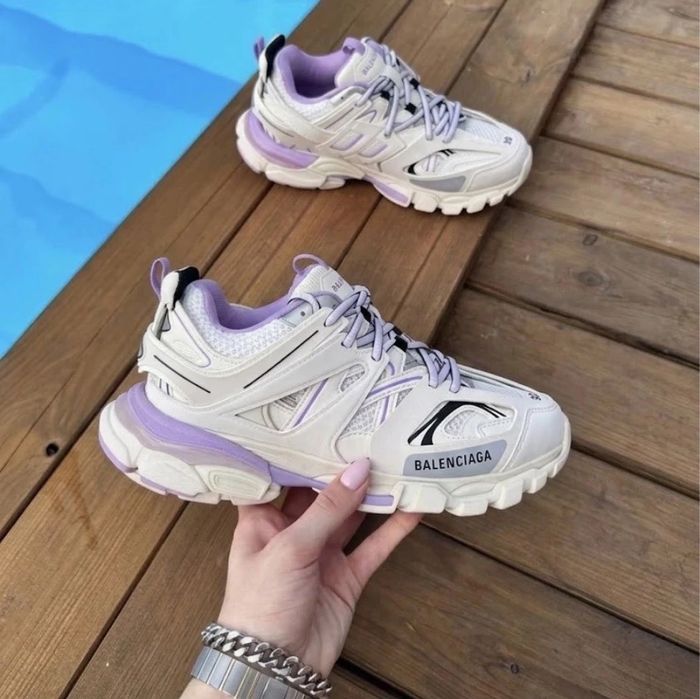 Balenciaga Track Sneakers №38 | White Pink | Отлично състояние