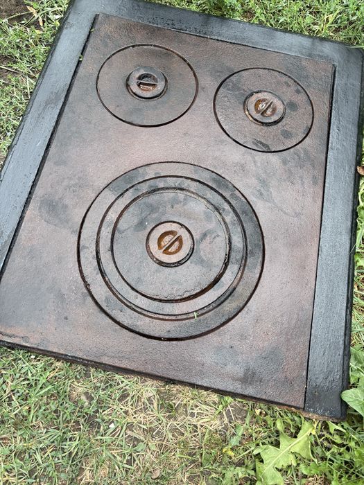 Plita cu rama si roti