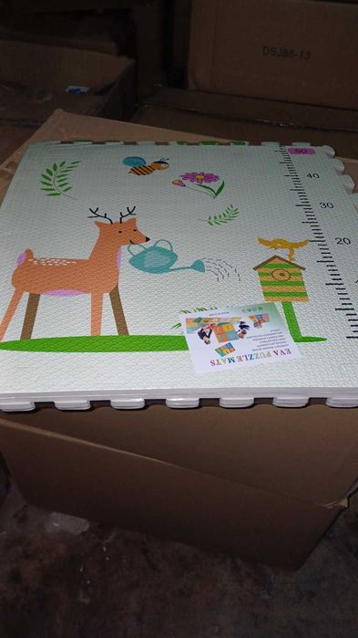 Мек пъзел за пода килим с картинки 60х60см