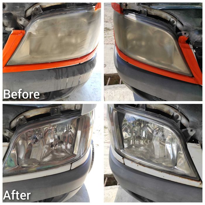 Химическо полиране на фарове на адрес