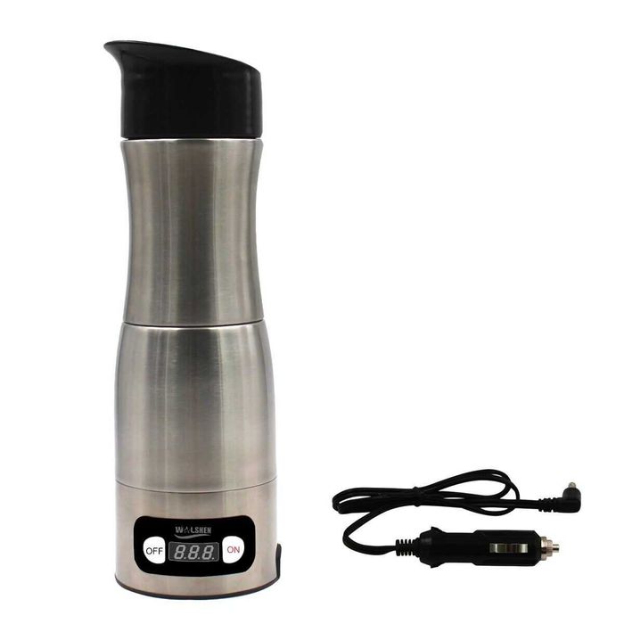 Espressor Cafea Auto/Camion cu Adaptor Priza Bricheta, 12/24V, 150 ml