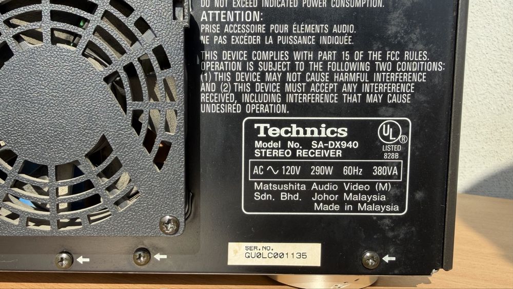 Amplituner Technics SA-DX940