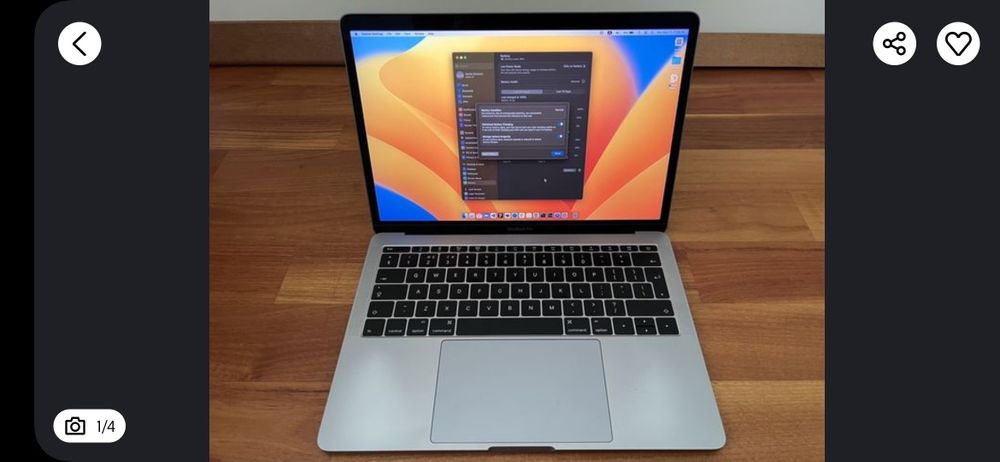 MacBook Pro 13” 2017, 8GB RAM, 128 GB SSD, 2.3 GHz Intel