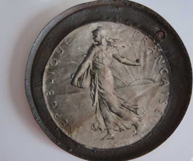 cadou rar Paris J.C.Chaplain  Franta Art Nouveau bronz