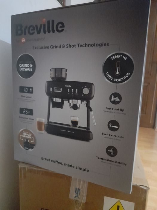 Espressor manual Breville Barista Max + Nou