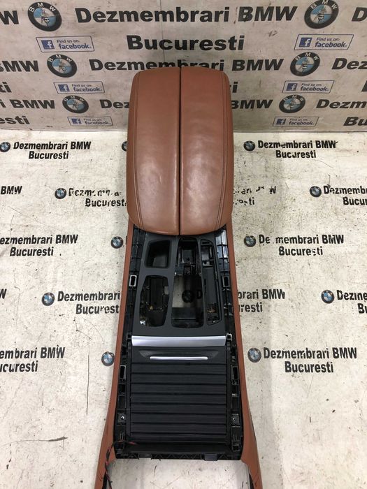Consola centrala suport de pahare cotiera BMW X5 F15 F85 X6 F16 F86 de Europa