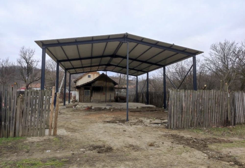 HALE METALICE LA COMANDĂ – PREȚURI AVANTAJOASE!  Executăm hale metalice pentru diverse destinații, în mai multe dimensiuni:  10×10×4 m  8×10×4 m