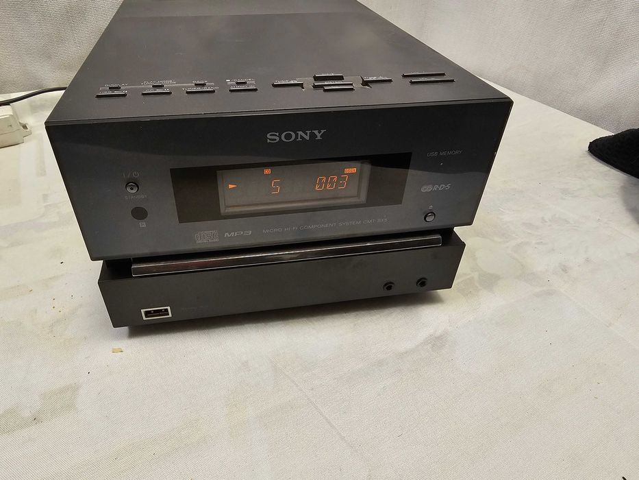Microsistem audio Sony CMT-BX5 (HCD-BX5) - USB, CD MP3, Tuner