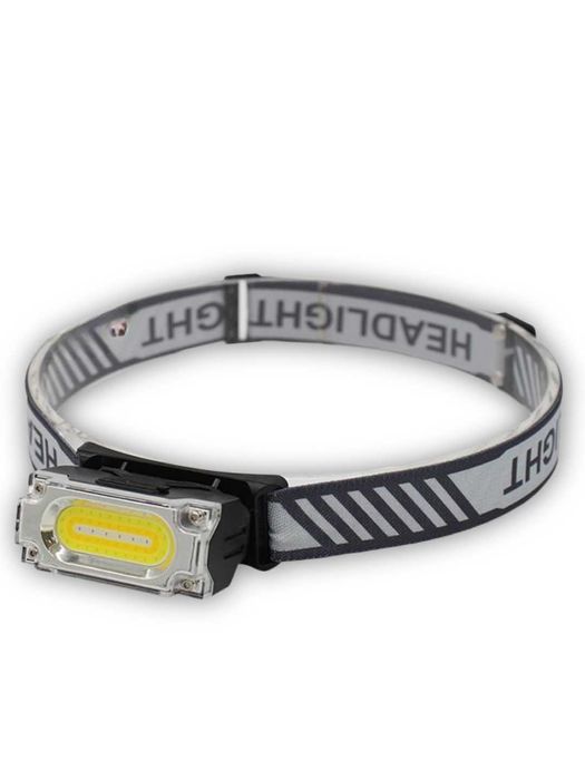 Налобный фонарь 400Лм с магнитом, 6 режимами, крепл на кепку 1200 мА·ч