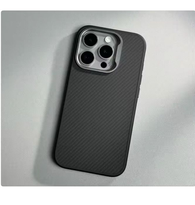 Husa Carbon Anti Soc Rama TPU - Iphone 15 16 PRO MAX PLUS