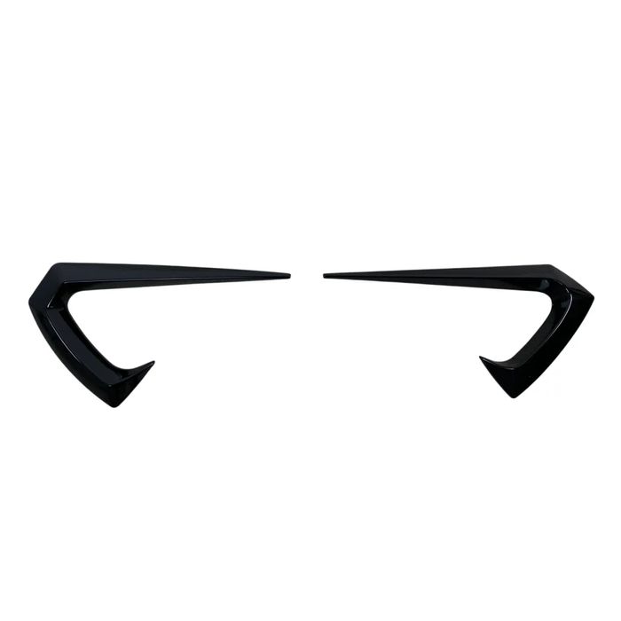 Добавки за калник около мигачите за Tesla Model Y - черен гланц