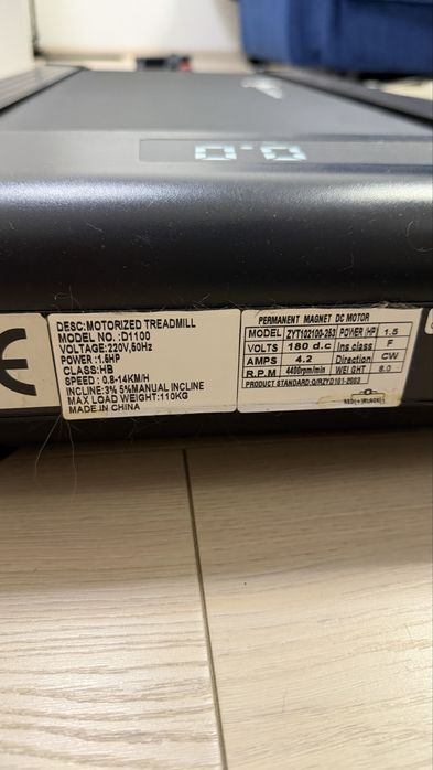 Banda de alergat/mers FitTronic Delta1100, Viteza pana la 14km/h, motor 2.0 CP