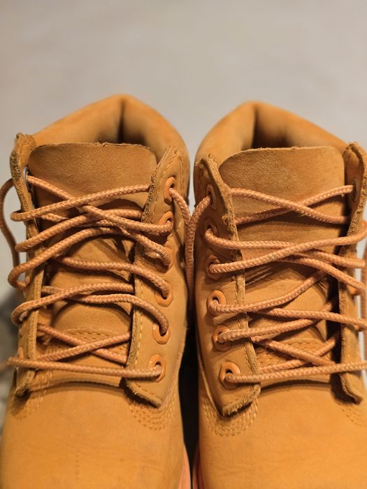 Ghete/ bocanci copii Timberland portocaliu marime 27- ediție limitată!