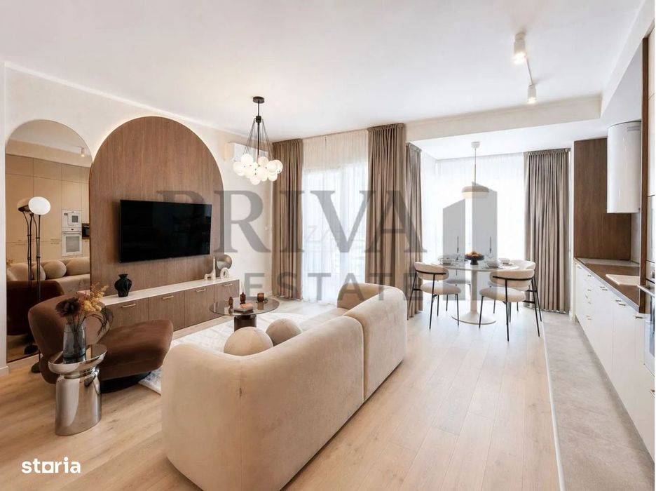 Apartament lux 2 camere, 52 mp, etaj 10, parcare, Nord One Brediceanu