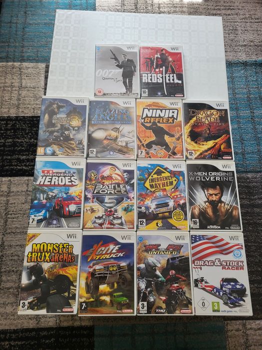 Jocuri Wii .pretul este pe Bucata.