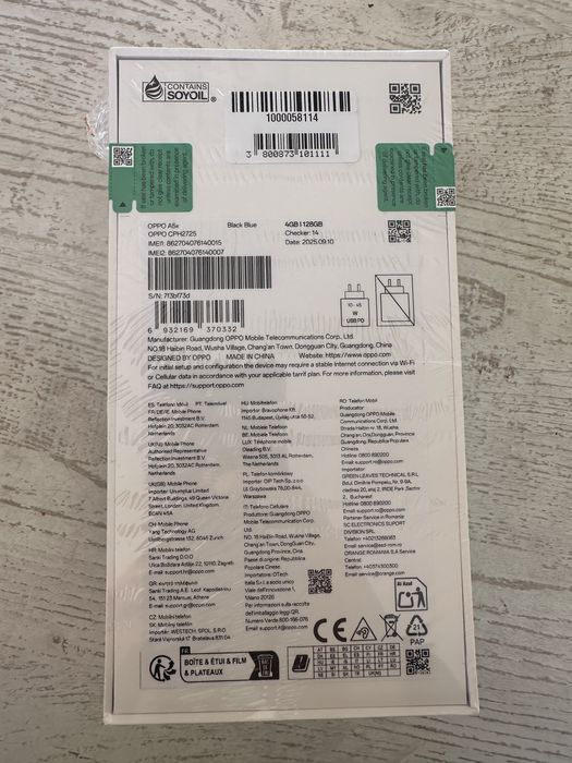 Продавам Oppo A5x + слушалки