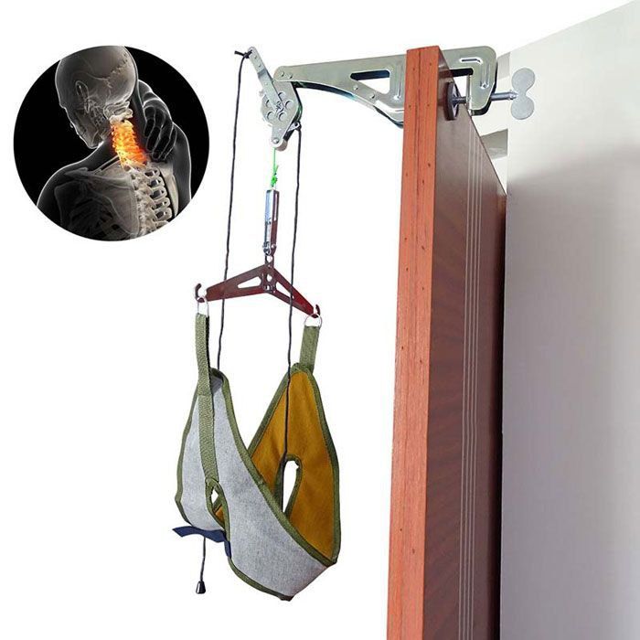 Вытяжка шеи лечение протрузии грыжи остеохондроз позвоночника петля