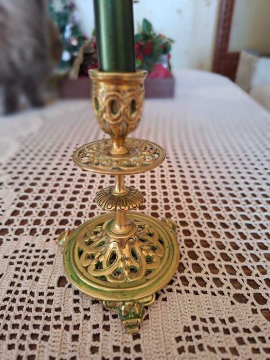 Красиви свещник и сълфетник