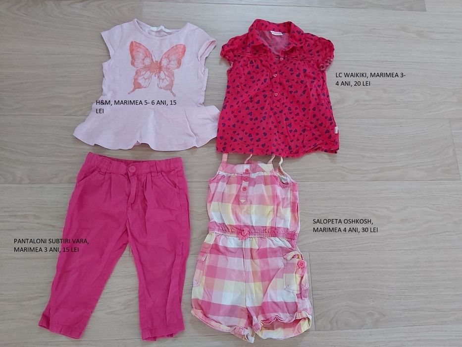 Rochii, tricouri vara H&M, C&A, Waikiki, diverse marimi, aproape noi