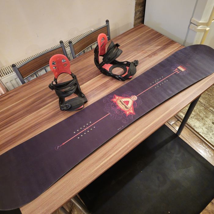 Placa Snowboard Redline Optin 158 cu Legaturi Crazy Creek Marime M/L