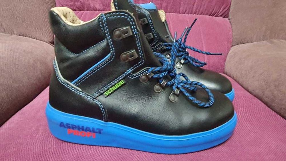 Ghete piele hidrofoba Schulze ASPHALT Profi S2 gen UVEX marimea 40